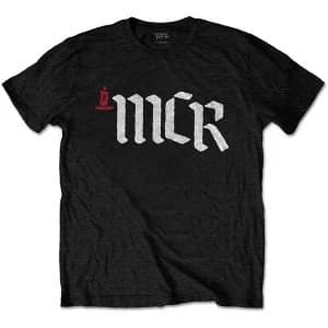 Image of My Chemical Romance - MCR Logo Unisex Large T-Shirt - Black