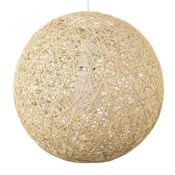 Image of Bjorn Medium Cream Twine Pendant Shade