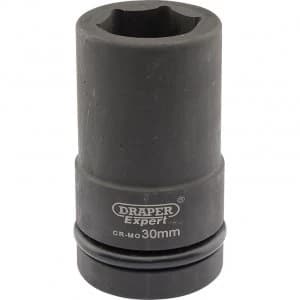 Image of Draper Expert 1" Drive Deep Hexagon Impact Socket Metric 1" 30mm