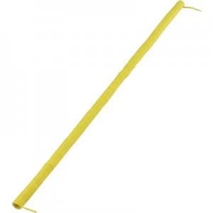 Image of Spiral cable 540 mm 7000 mm 1 x 0.12mm Yellow