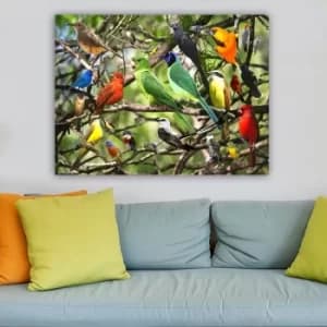 Image of 633648062_70100 Multicolor Decorative Canvas Painting