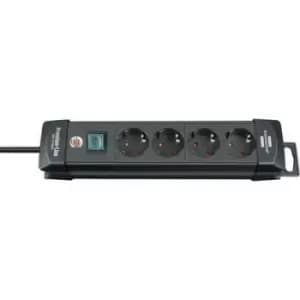 Image of Brennenstuhl 1951140100 Power strip (+ switch) 4x Black PG connector