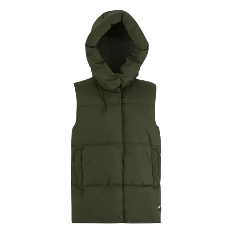 Image of Womens sleeveless hooded down jacket Regatta Kelse Vert Female 46