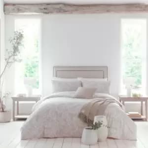 Image of Joelle Duvet Cover and Pillowcase Set Natural Natural