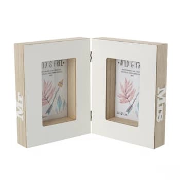 Image of Wooden Photo Frame Mr Mrs By Heaven Sends