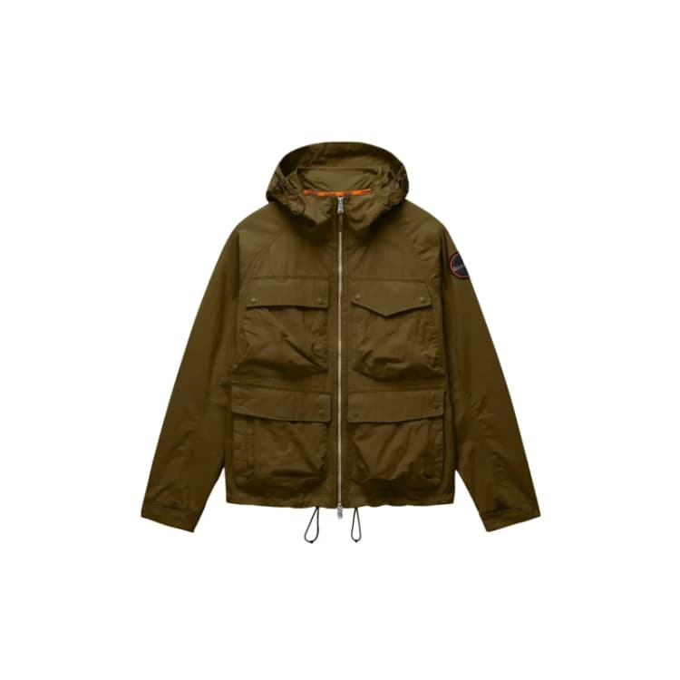 Image of Cotton jacket Napapijri Rivalto Vert Male M