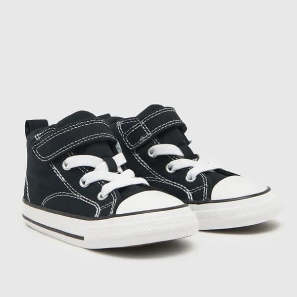Image of Converse Black & white all star malden Toddler trainers Black/White UK 3 (EU 19)