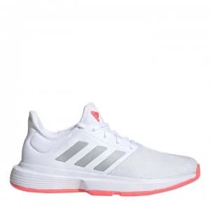 Image of adidas Gamecourt Womens Cloudfoam Shoes - White/Black