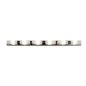 Image of (0037 008) Arco Linear Ceiling 6 Light G9, Satin Nickel