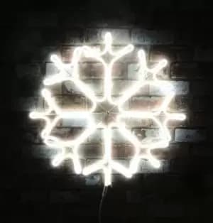 Image of Lyyt LED Neon Effect Outdoor Christmas Snowflake