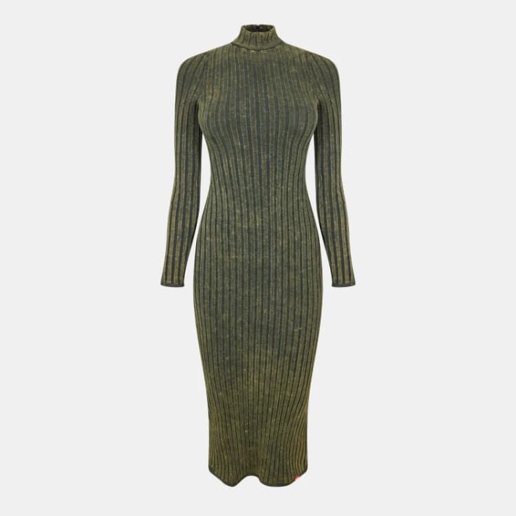 Image of Diesel Womens D-Wavya Midi Dress 5EU female 6