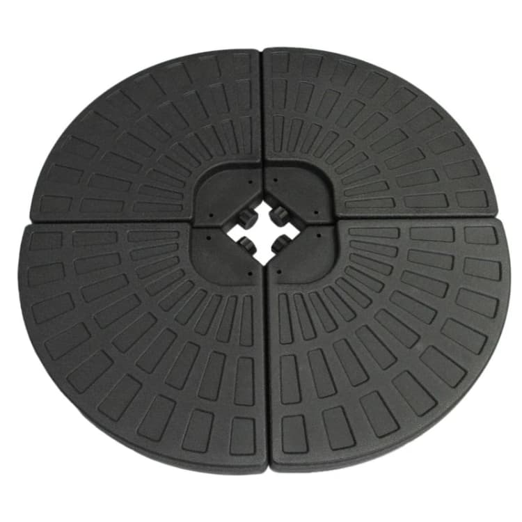 Image of MONSTER-SHOP Monster Shop Dark Grey Fan Cantilever Parasol Base Garden Patio 5055986138617