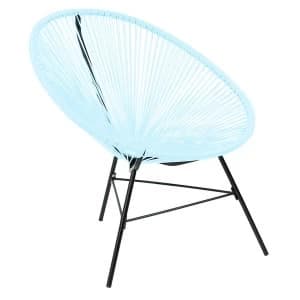 Image of Charles Bentley Retro Lounge Chair - Pastel Blue