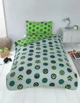Image of Xbox Kids Coverless Grey Duvet Set - Single