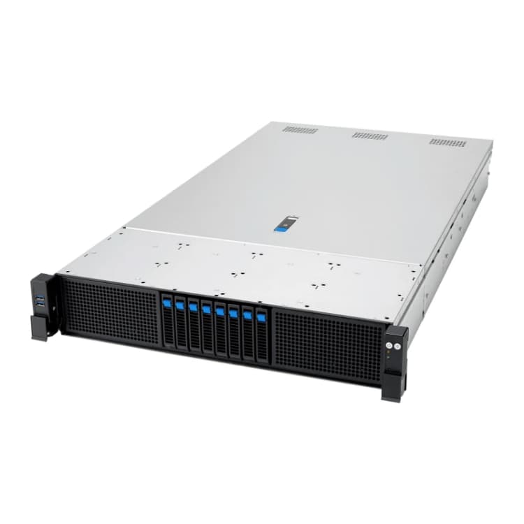 Image of ASUS RS720A-E13-RS8G Socket SP5 Rack (2U) Black. Silver