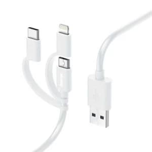 Image of 3IN1 MICRO USB CAB+LIGHT.+TYPE-C