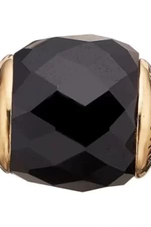 Image of Ladies Christina Sterling Silver Sterling Silver Precious Black Bead Charm 623-G37