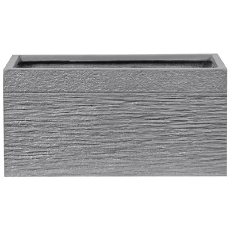 Image of Beliani Plant Pot Myra 50 Cm Grey