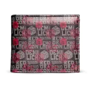 Image of HASBRO Dungeons & Dragons Symbols All-over Print Bi-fold Wallet Multi-colour (MW551380HSB)