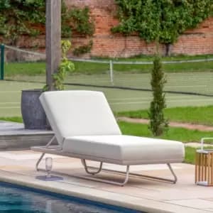 Image of Gallery Direct Flueri Sun Lounger Linen