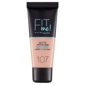 Image of Maybelline Fit Me Matte Foundation Rose Beige 107