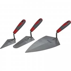 Image of Faithfull 3 Piece Soft Grip Trowel Set