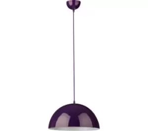 Image of INTERIORS by Premier Mars Pendant Ceiling Light - Purple