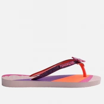 Image of Havaianas Girls Slim Glitter II Flip Flops - Candy Pink - UK 12-13 Kids