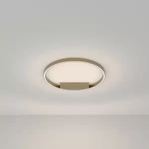 Image of Maytoni Maytoni Rim Modern Integrated LED Semi Flush Light Brass, 60cm, 4000K