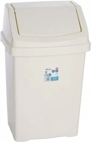 Image of Wham Casa 15L Swing Bin- Cream