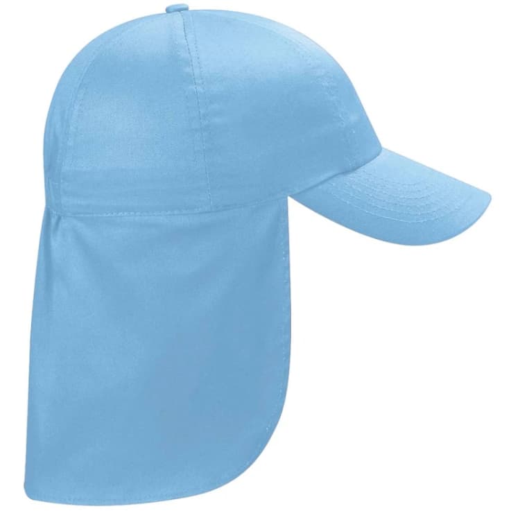 Image of Beechfield Legionnaire Hat in Blue Blue Unisex One Size