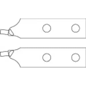 Image of Gedore Pair of spare tips angled d 4.5 mm