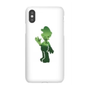 Image of Nintendo Super Mario Luigi Silhouette Phone Case - iPhone X - Snap Case - Gloss