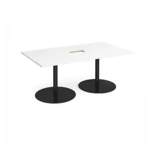 Image of Eternal rectangular boardroom table 1800mm x 1000mm with central