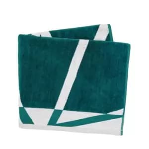 Image of Harlequin Sumi Cotton Velour Towels - Blue