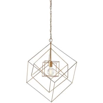 Image of Merano Lighting - Merano Pescara Pendant Ceiling Light Antique Gold Leaf
