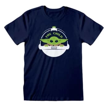 Image of Mandalorian - The Child Unisex Small T-Shirt - Navy