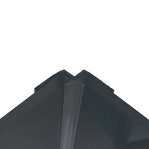 Image of Splashwall Flint Straight Panel internal corner joint (L)2440mm