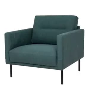 Image of Dark Green Fabric Armchair- Kyle