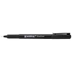 Image of Edding Fineliner Fine 0.4mm Black Pack of 12
