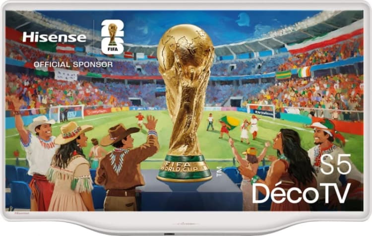 Image of Hisense 32" Full HD QLED Smart TV - 32S5QTUK, White