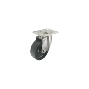 Image of HT SS Braked Swivel Plate 125MM Thermoplastic