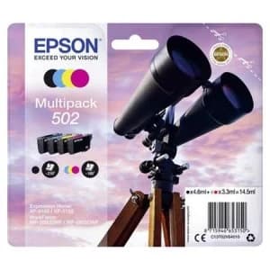 Image of Epson Binoculars 502 Black And Tri Colour Ink Cartridge