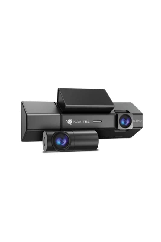 Image of Navitel RC3 Pro Dash Cam - 3 Channel Front, Rear and Interior Camera with GPS Antenna and WiFi Black unisex