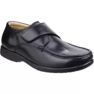 Image of Fleet & Foster Mens Fred Dual Fit Touch Fastening Moccasin Shoes UK Size 11 (EU 45, US 11.5)