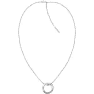 Image of Ladies Calvin Klein Twisted Metal Necklace