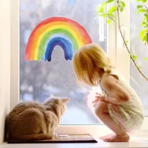 Image of EZO035 Multicolor Decorative Wall Sticker