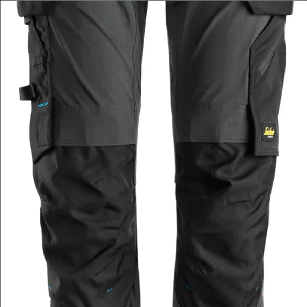 Image of Snickers LiteWork Trousers+ Detachable Holster Pockets - Steel Grey/Black - 44