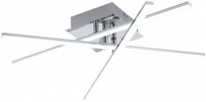 Image of Eglo Lasana LED Ceiling Light - Chrome.