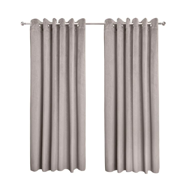 Image of Emma Barclay Midnight - Velvet Blackout Curtains Eyelet Blackout Curtains 66x54in Cream 39120990003